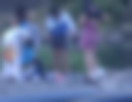 河原で堂々着替える○Cちゃんたち①