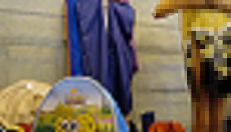 S新体操大会の着替え