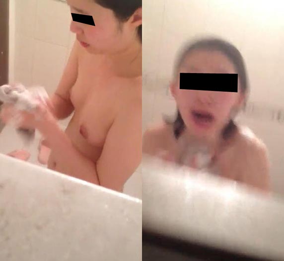 【バレ・悲鳴】一人暮らしJDの入浴○撮　バレて叫ばれました
